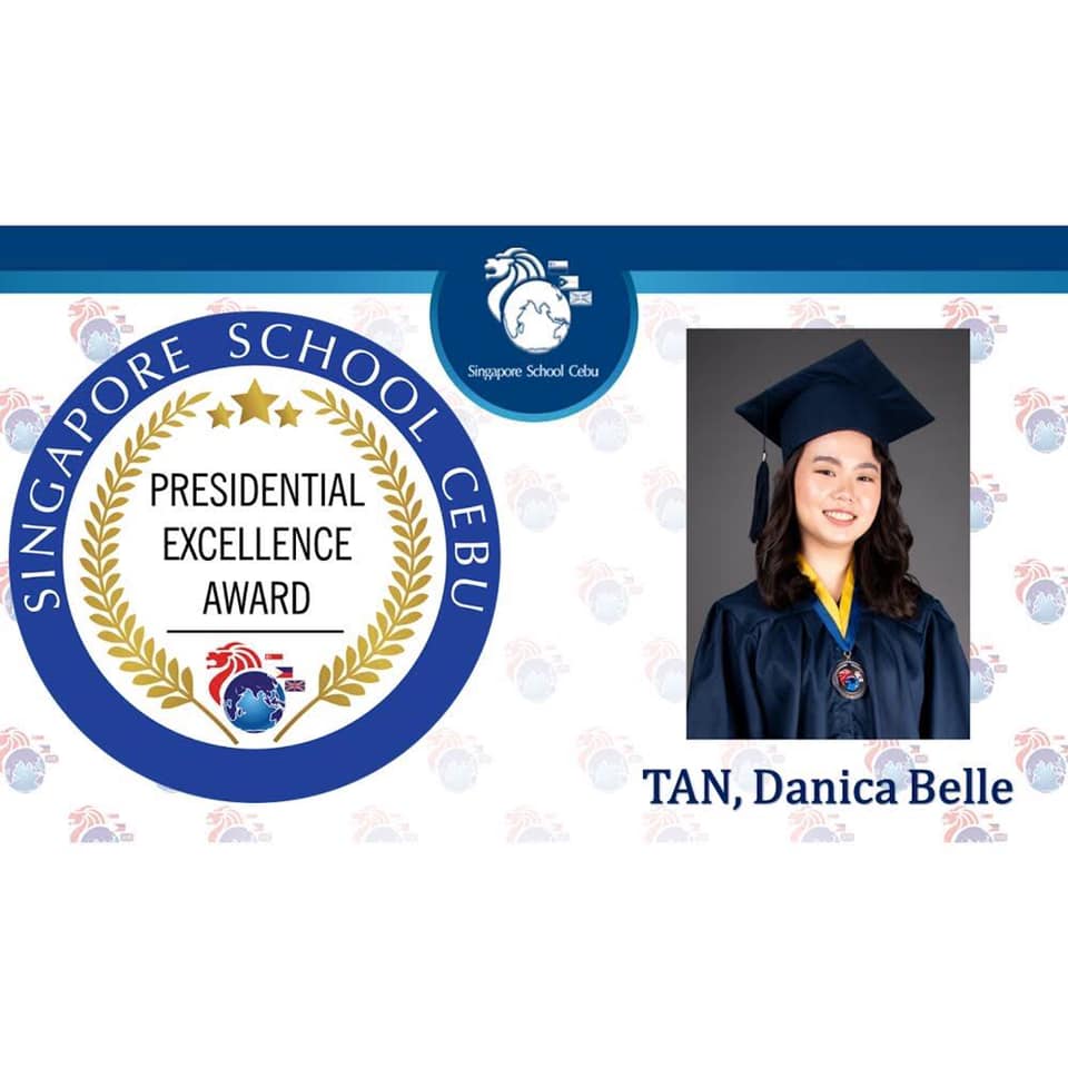 Presidential Excellence Awardee – Danica Tan